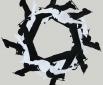 Hard working on black ice, Acryl auf Papier, 2020
